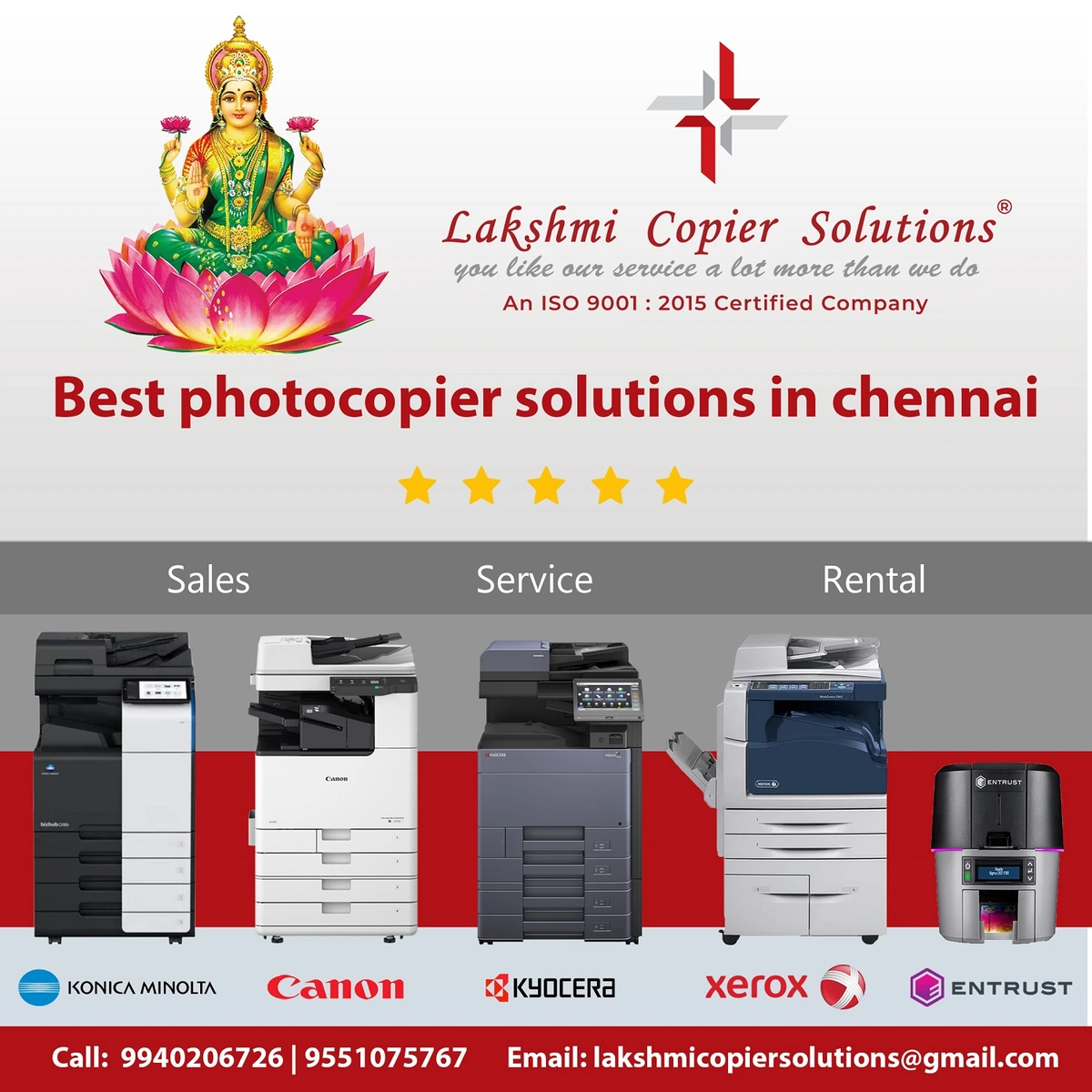 Lakshmi Copier Solutions — photocopier sales, service and rental